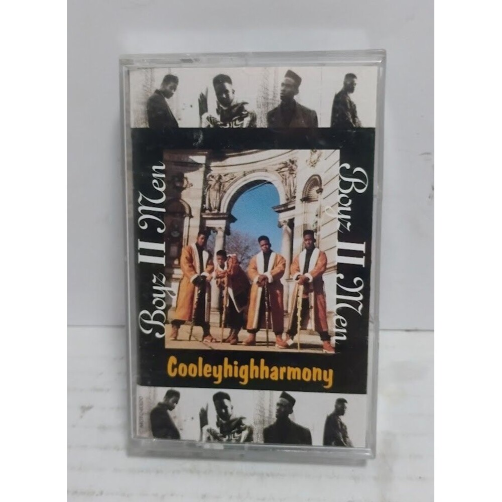 1991 MOTOWN RECORDS BOYS II MEN COOLEYHIGHHARMONY CASSETTE TAPE